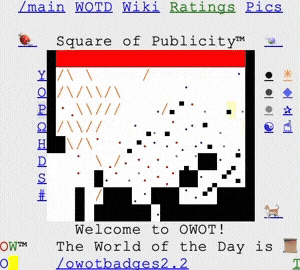 The gravity script from /funbox is activated and pulls down the afterimages created by all three types of bouncing objects.