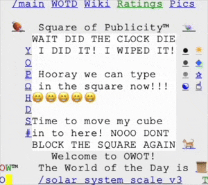 Briefly running in the SOP after the clock script was removed (January 31st, 2026)