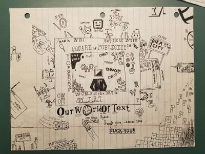 Another compilation of Spawn phenomena, featuring new additions such as lime.owot, Guest-1052, Akatas, AndreiXYZ, Pika City, Tap20, Chat, Starianna, Fox's kijetesantakalu and rocket , D9eoead's floral diagrams, Mr. Black's car, Plotsville, and various art by JRT