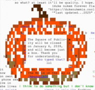 Timelapse of the pumpkin disappearing