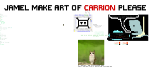 Jamel make art of carrion.png