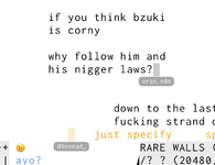 Oras saying slurs and expressing his hatred towards Bzuki