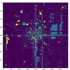 "Shading based on percentage of tile occupation gives a different picture"
