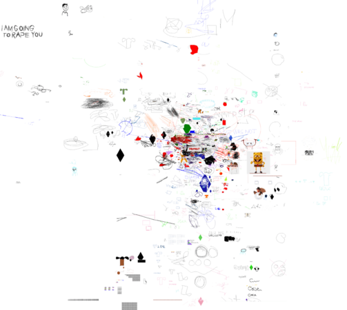 Large screenshot of the world.