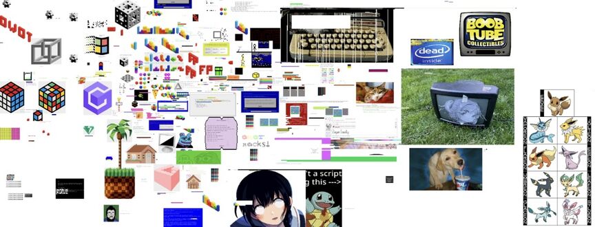 3D art and photorealistic image pastes can both be found at /bcolor(Screenshot taken 2025)