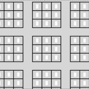 Playing tic tac toe.