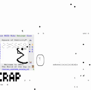 A black orb with a blinking eye along with other animated scripts (January 21st, 2026)