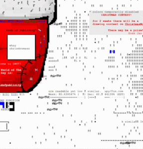 Mobile stickmen spam from earlier that day