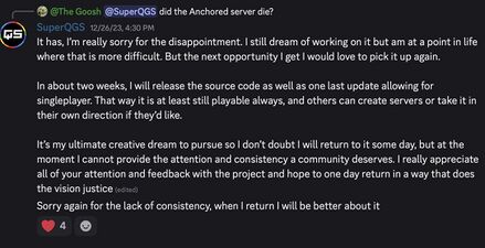 SuperQGS concerning the end of typetobuild.com