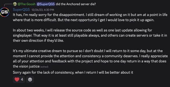 SuperQGS concerning the end of typetobuild.com