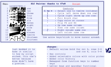 Modified version of 67x8's SLC script