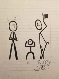 "just imagine they were purple"