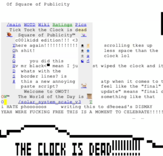 "Tick Tock the Clock is dead (January 31st, 2026)