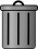 An icon of a gray trash can.