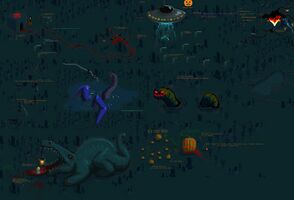 Pixel art background for /Halloween23