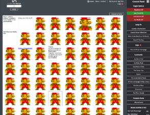 The top of Infinite Homepage, which is spammed with Marios as of October 2025